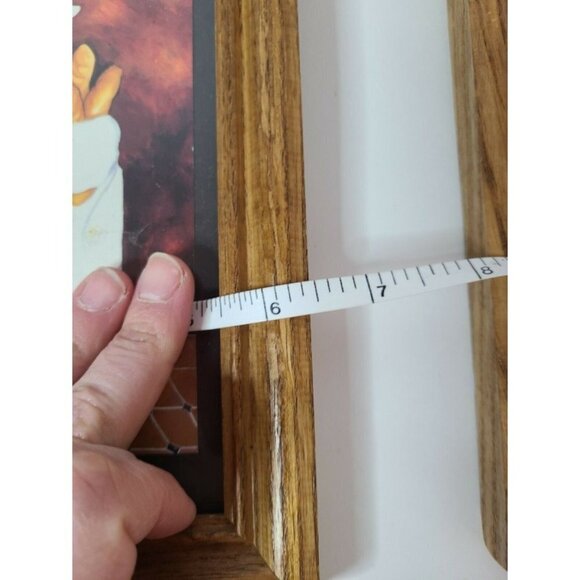 FRENCH Fat Chef Set of Two Wall Paintings Framed - Picture 7 of 7